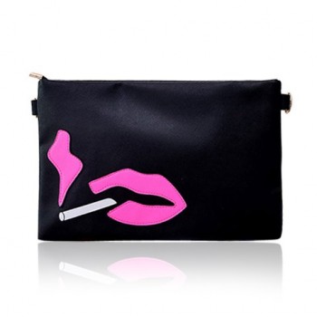 Casual Style Women's Clutch With PU Leather and Color Block Design